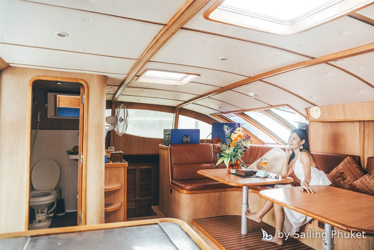 Ella on a private charter around Phuket's islands