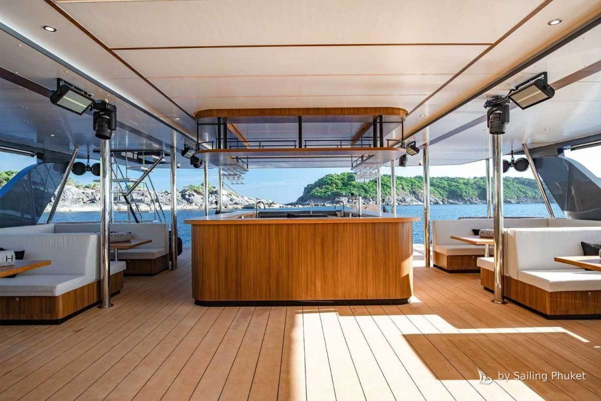 75ft Power Catamaran - private party boat charter in Phuket