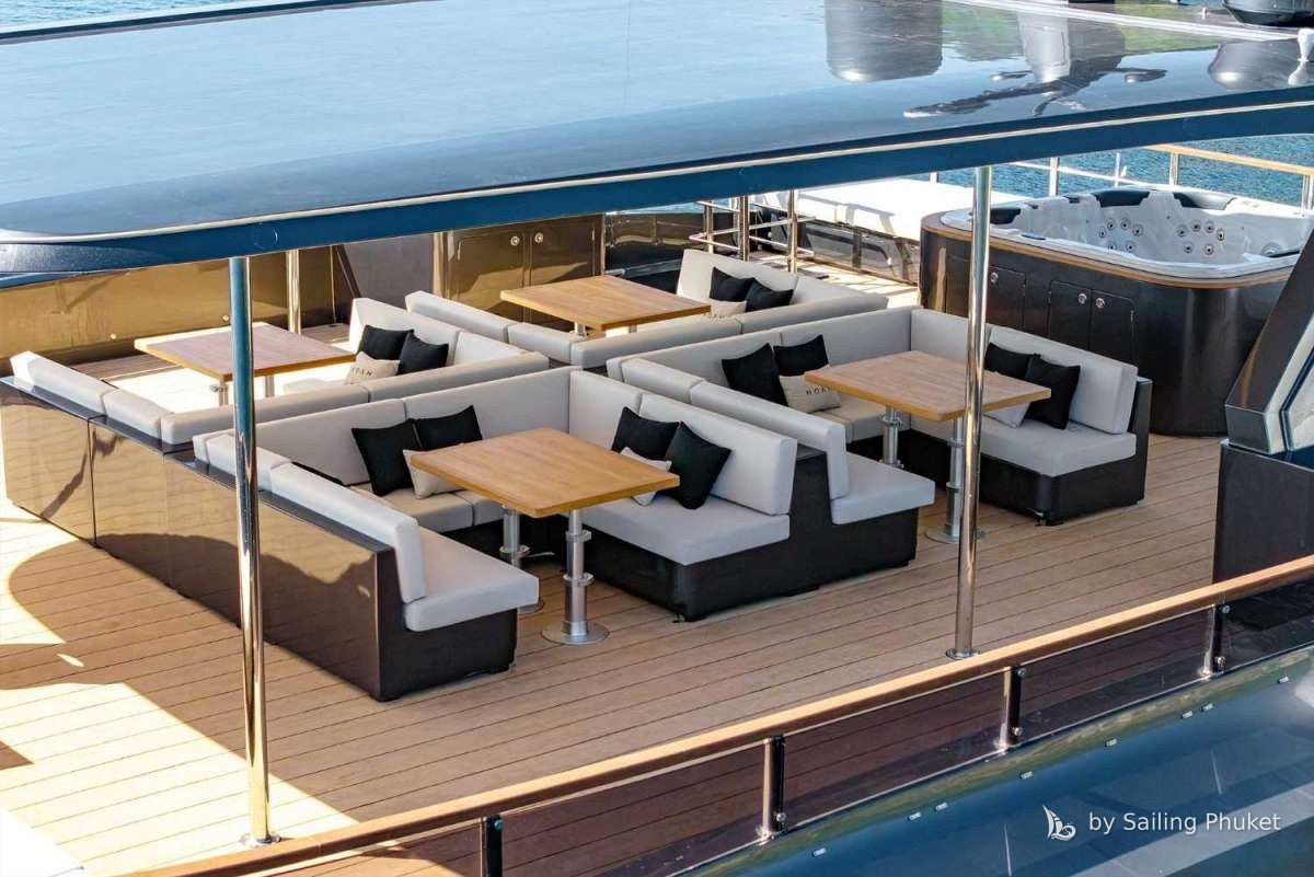 75ft Power Catamaran on a private charter around Phuket's islands