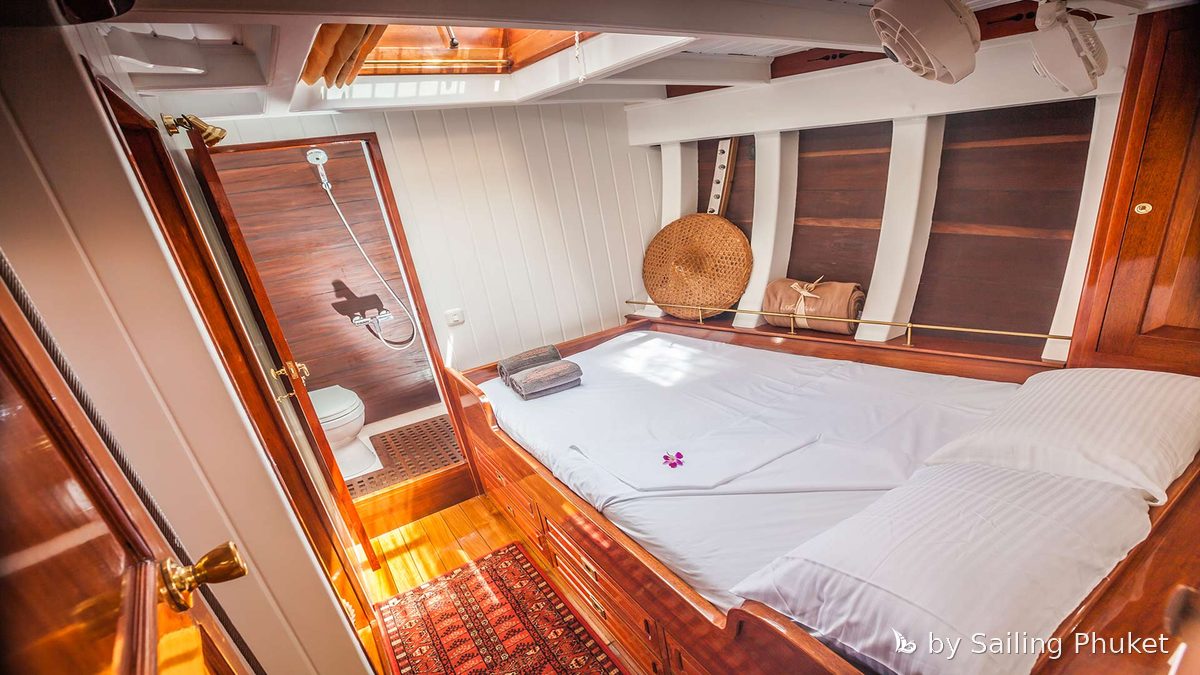 Aventure 95ft on a private charter around Phuket's islands