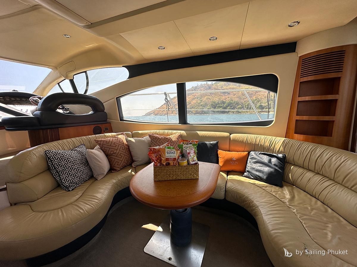 Azimut 46ft on a private charter around Phuket's islands