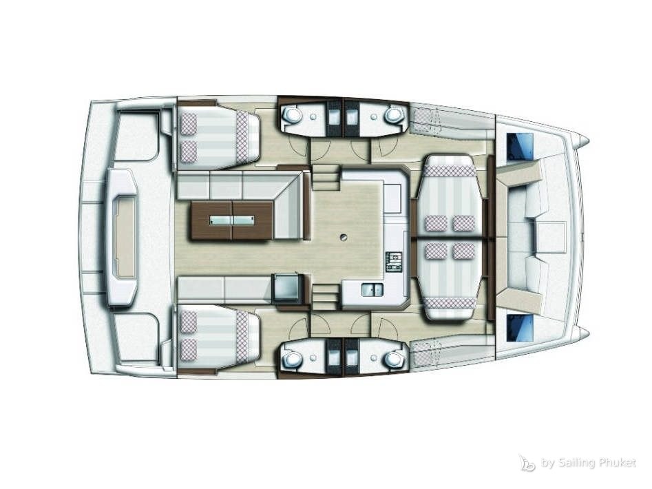 Bali Catamaran 40ft on a private charter around Phuket's islands