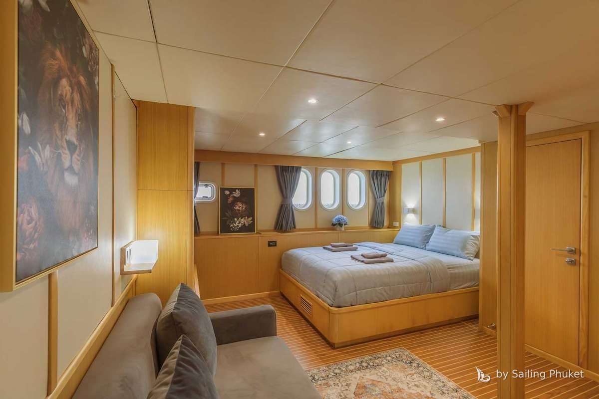 Beluga 88ft on a private charter around Phuket's islands