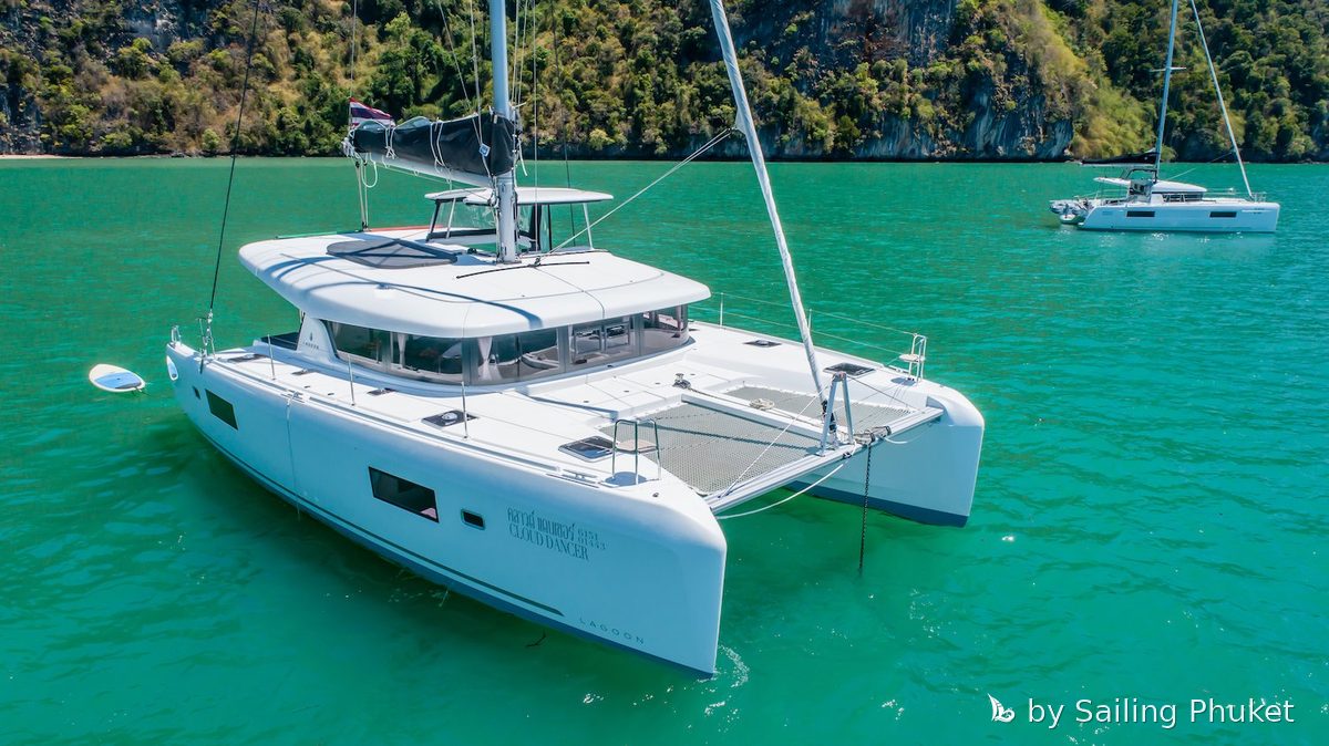 Cloud Dancer on a private charter around Phuket's islands