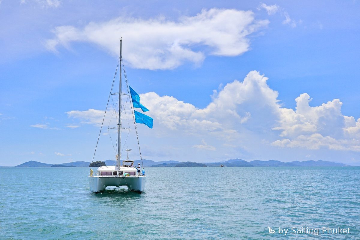 Eos on a private charter around Phuket's islands