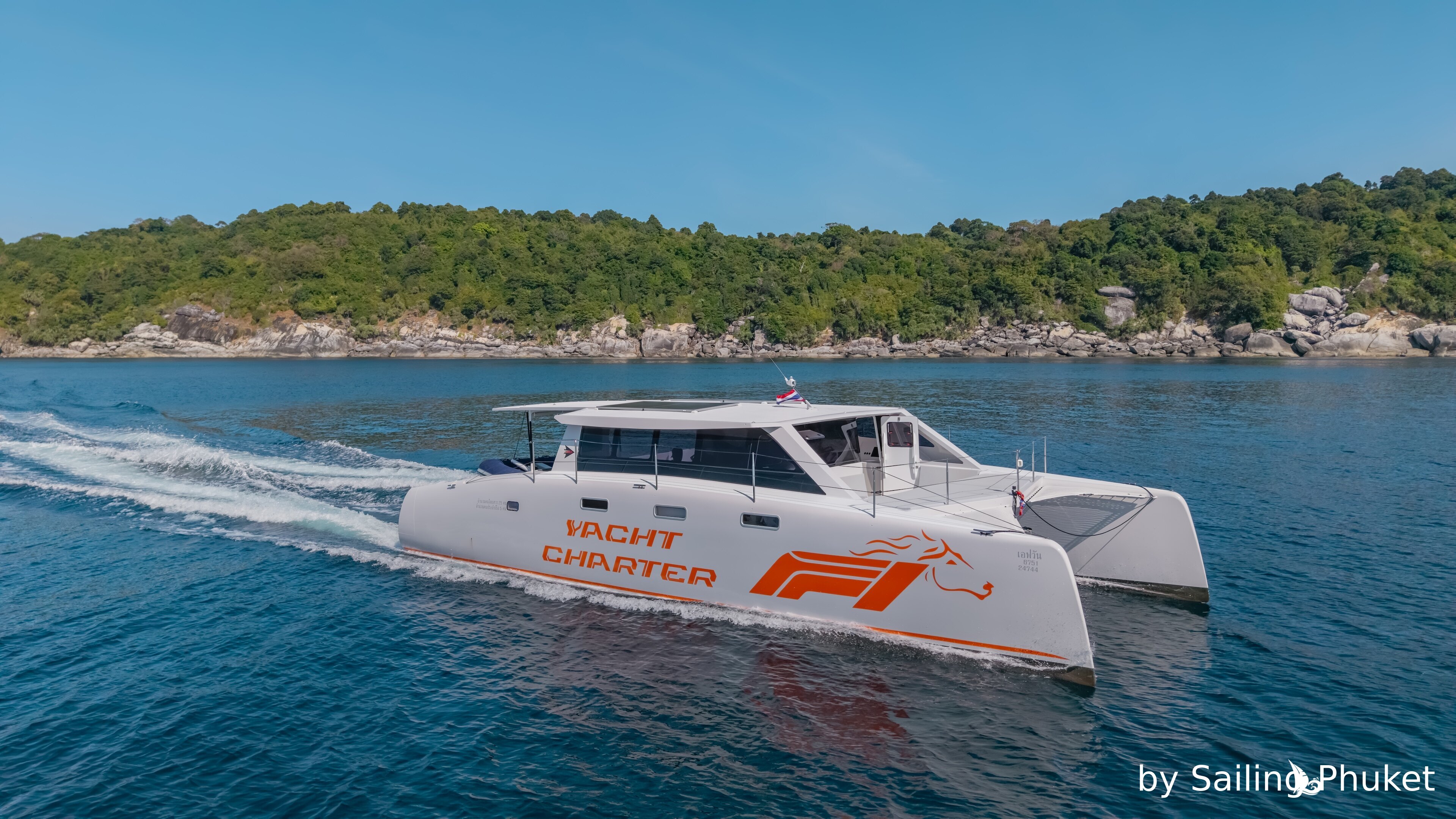 F1 on a private charter around Phuket's islands