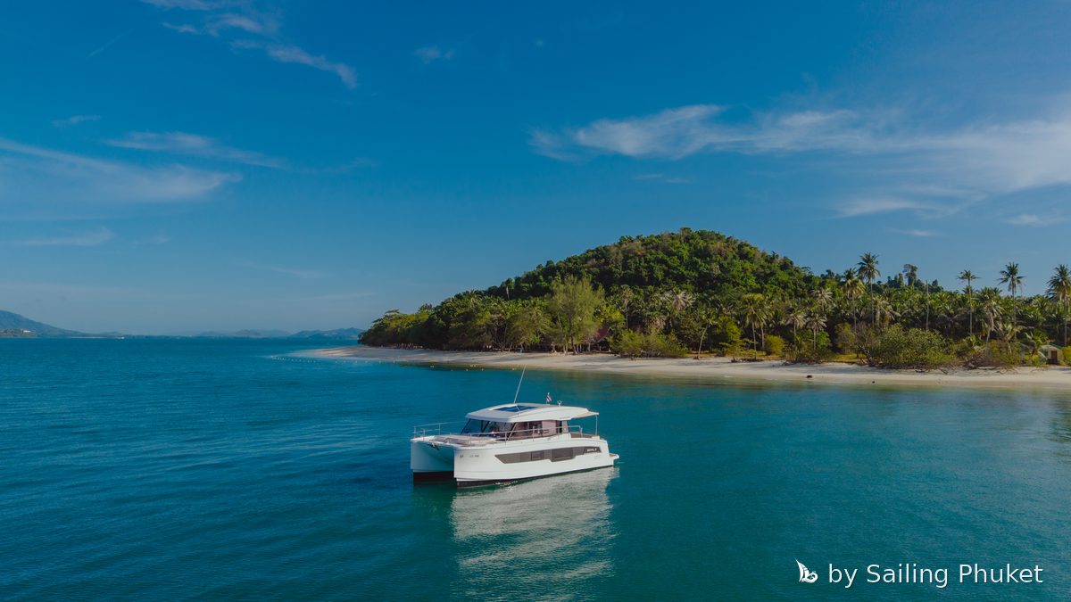 Fountaine Pajot MY4.S SUAY on a private charter around Phuket's islands