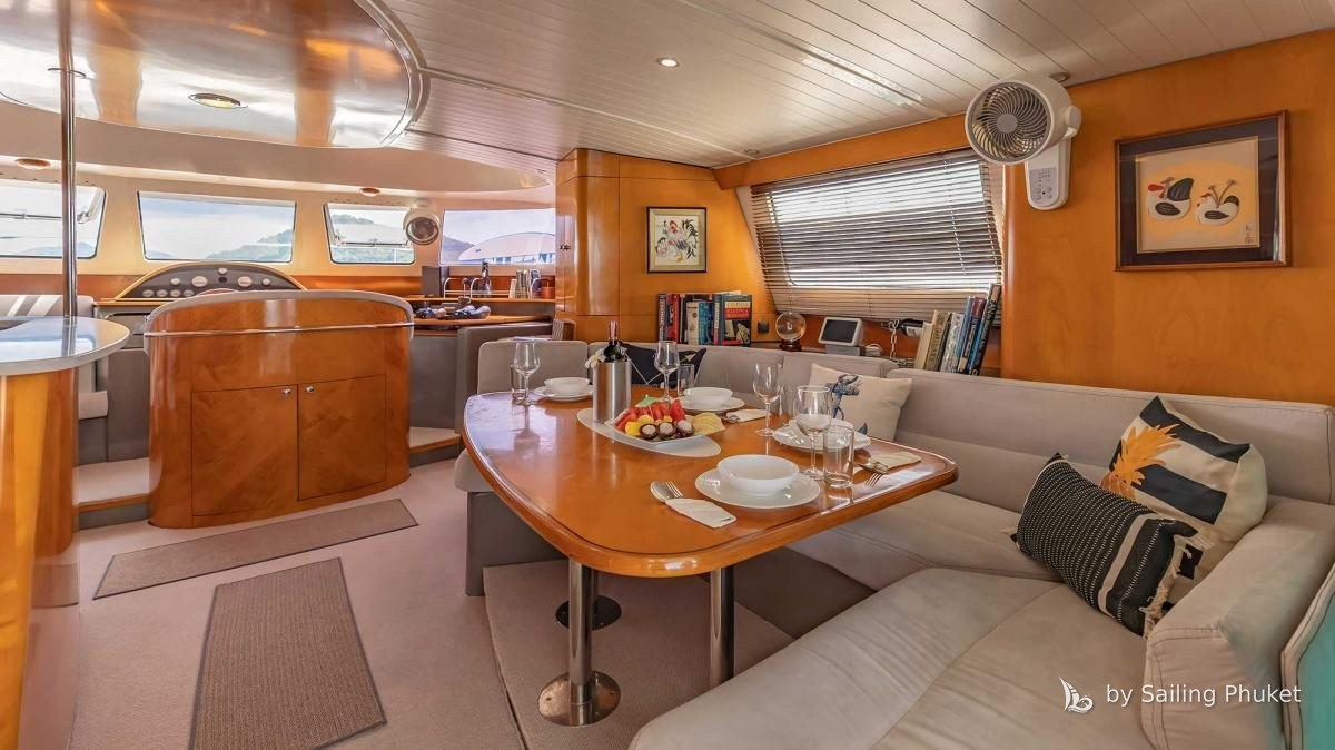 Fountaine Pajot 47ft on a private charter around Phuket's islands