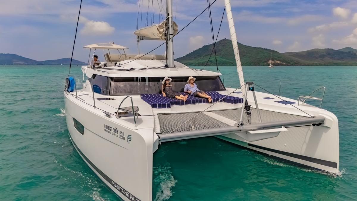 Fountaine Pajot 45ft - private sailing catamaran charter in Phuket