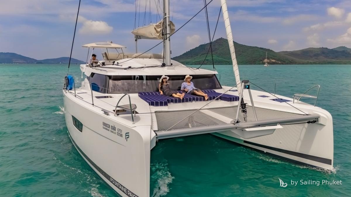 Fountaine Pajot 45ft - private sailing catamaran charter in Phuket