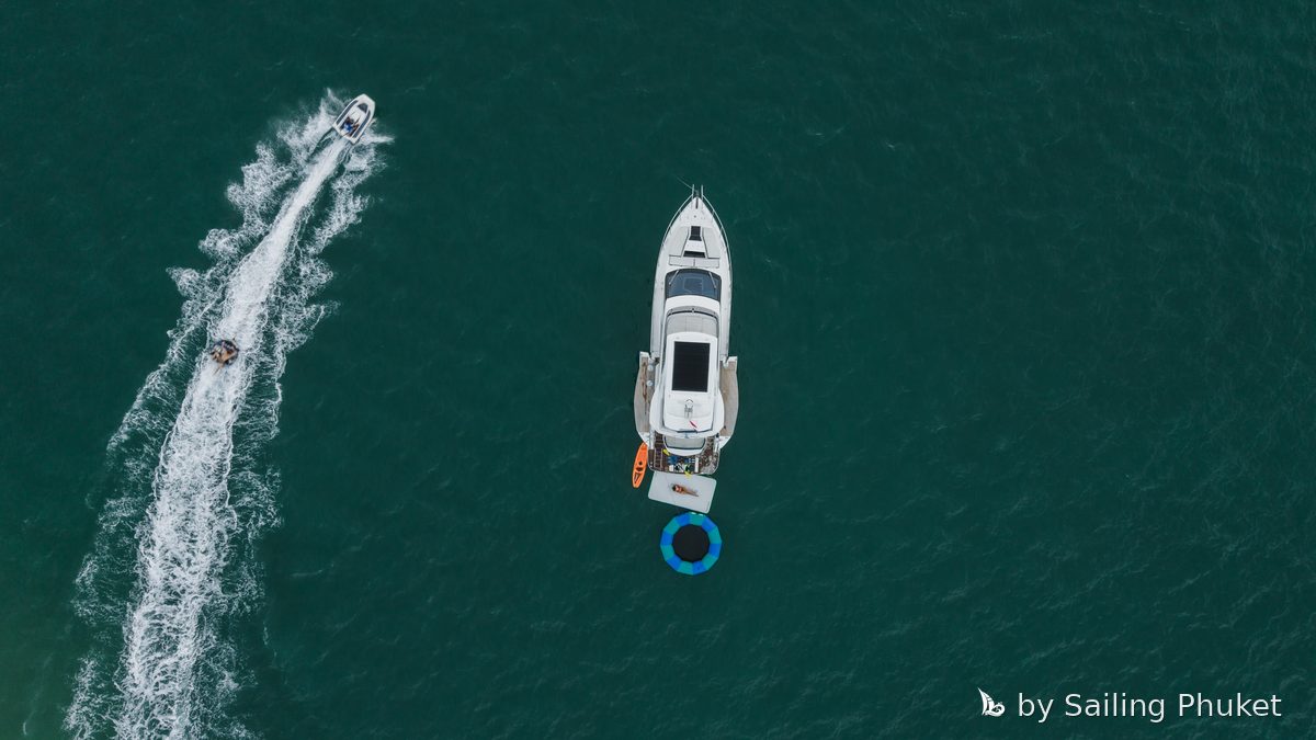 Galeon 500 Fly on a private charter around Phuket's islands