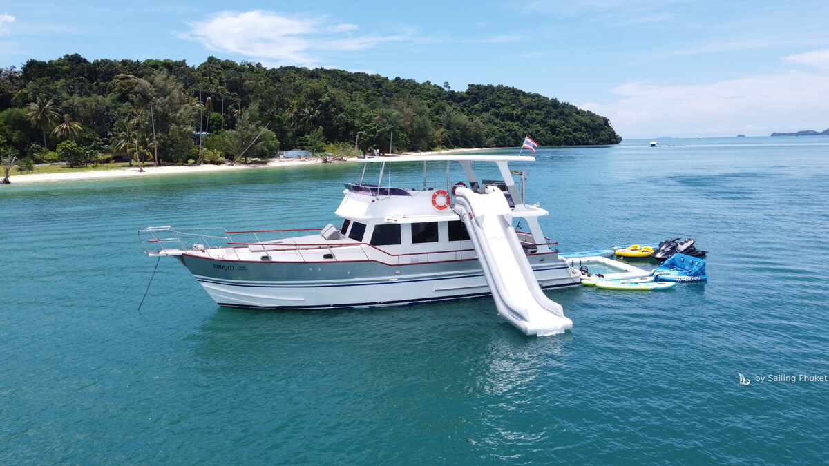 Grand Banks 53ft - private yacht charter in Phuket