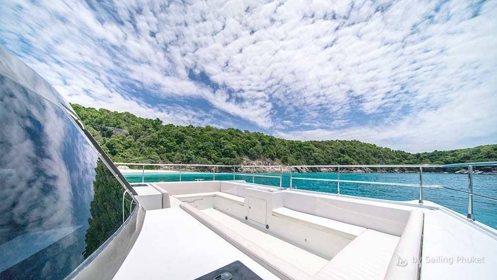 Power Catamaran 53ft on a private charter around Phuket's islands