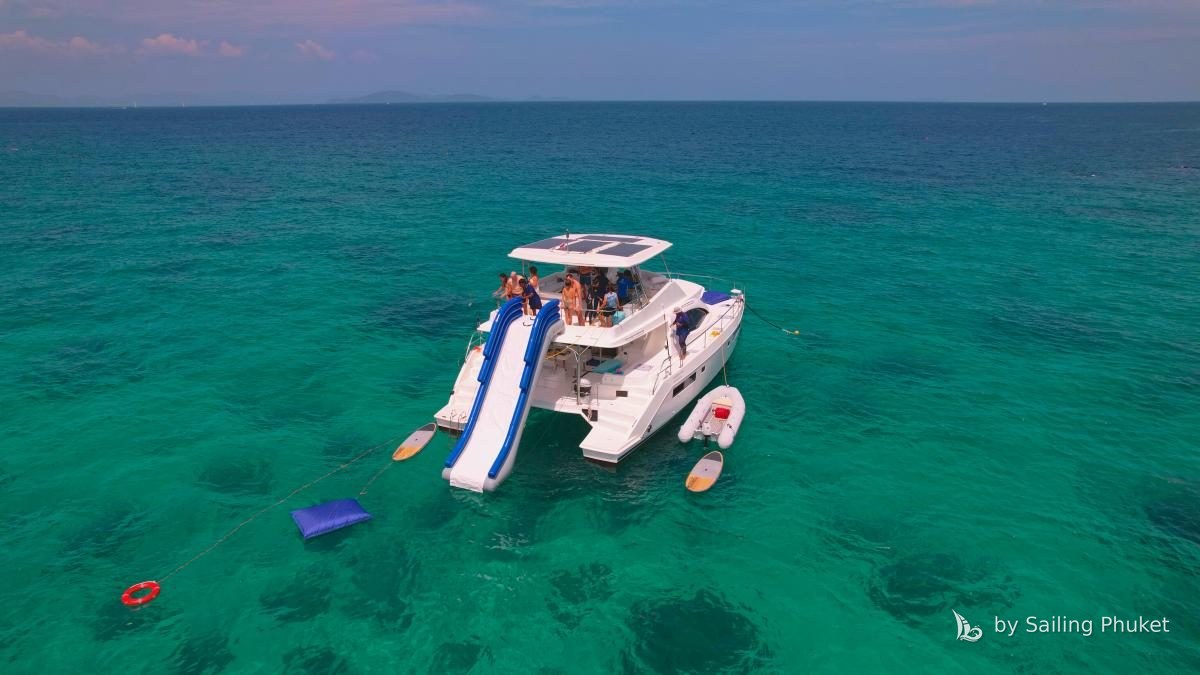 Leopard 51ft on a private charter around Phuket's islands