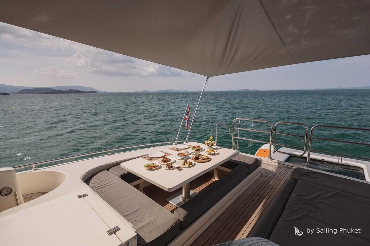 Leopard 90ft on a private charter around Phuket's islands