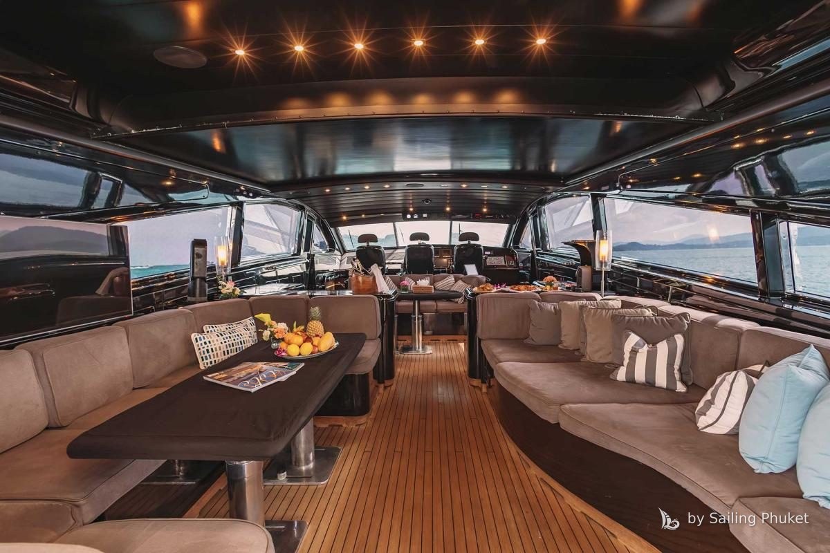 Leopard 90ft on a private charter around Phuket's islands