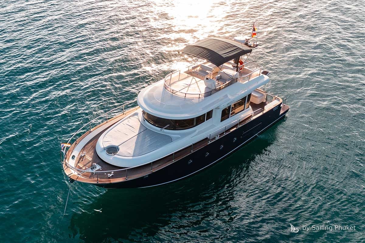 Maestro 51ft on a private charter around Phuket's islands