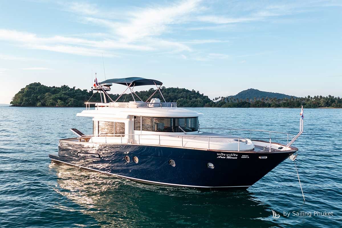 Maestro 51ft on a private charter around Phuket's islands