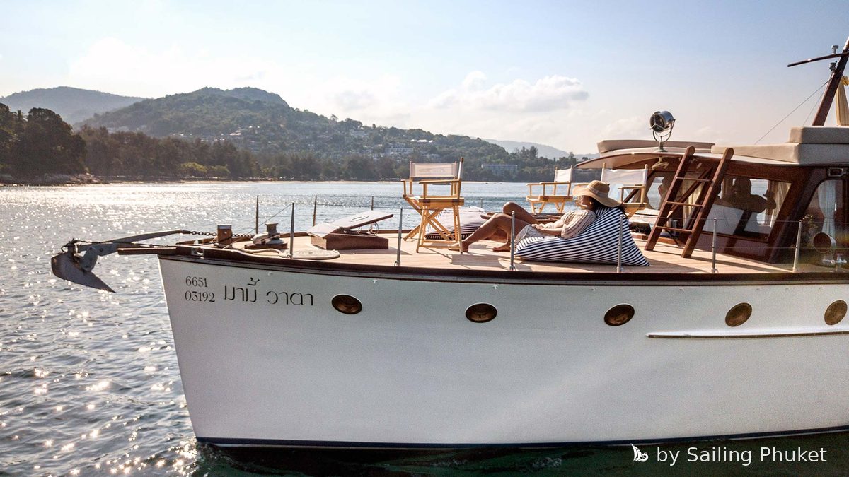 Mami Wata 50ft on a private charter around Phuket's islands