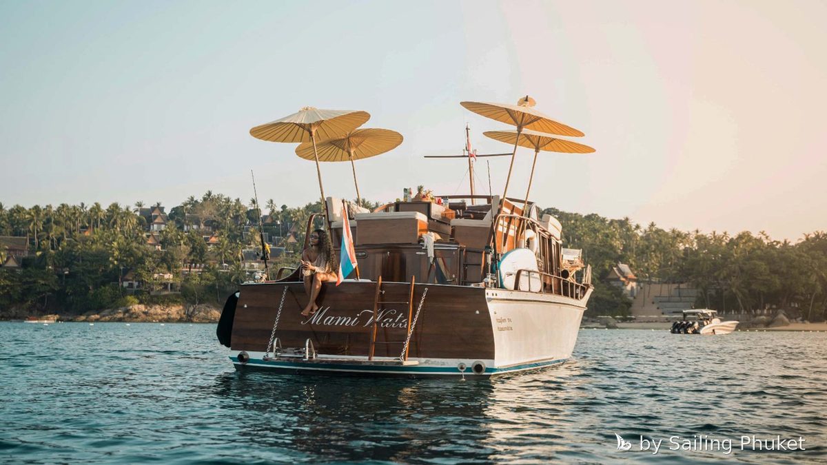 Mami Wata 50ft on a private charter around Phuket's islands