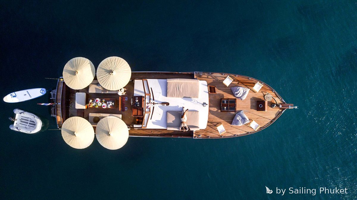 Mami Wata 50ft on a private charter around Phuket's islands