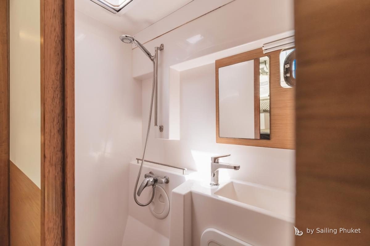 Nautitech 40ft on a private charter around Phuket's islands