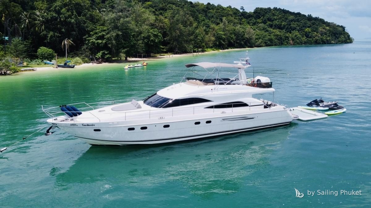 65ft Princess on a private charter around Phuket's islands