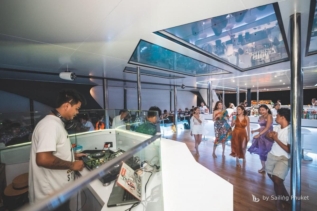 Party Catamaran 111ft on a private charter around Phuket's islands