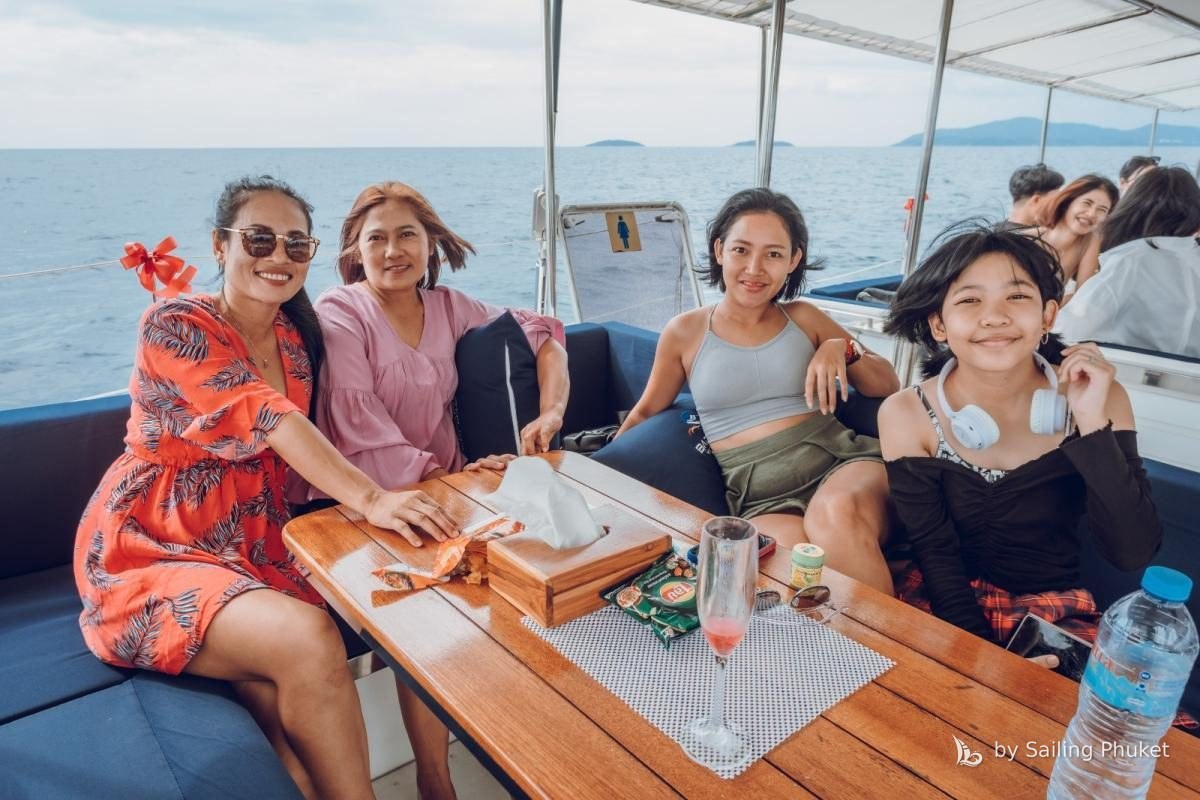 Party Catamaran 75ft on a private charter around Phuket's islands