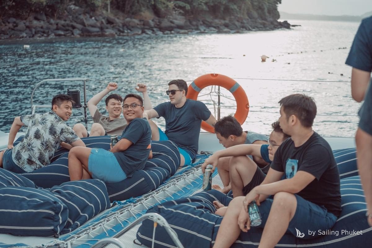 Party Catamaran 75ft on a private charter around Phuket's islands
