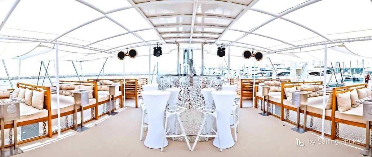 Party Catamaran 80ft on a private charter around Phuket's islands