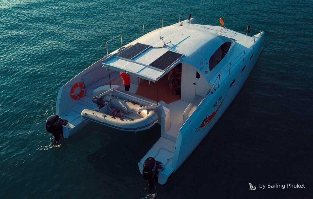 Power Catamaran 38ft on a private charter around Phuket's islands