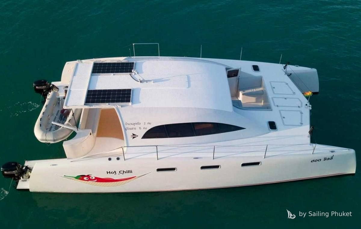 Power Catamaran 38ft on a private charter around Phuket's islands