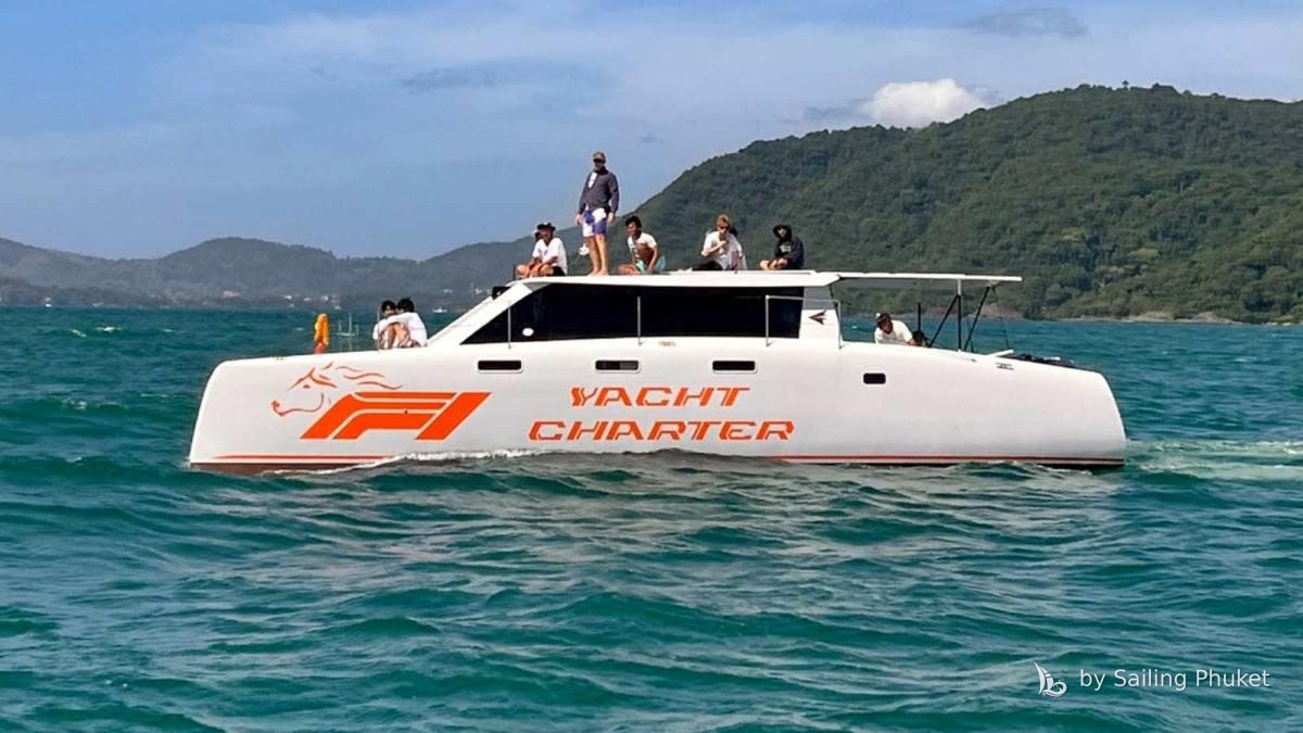 Power Catamaran 40ft - private power catamaran charter in Phuket
