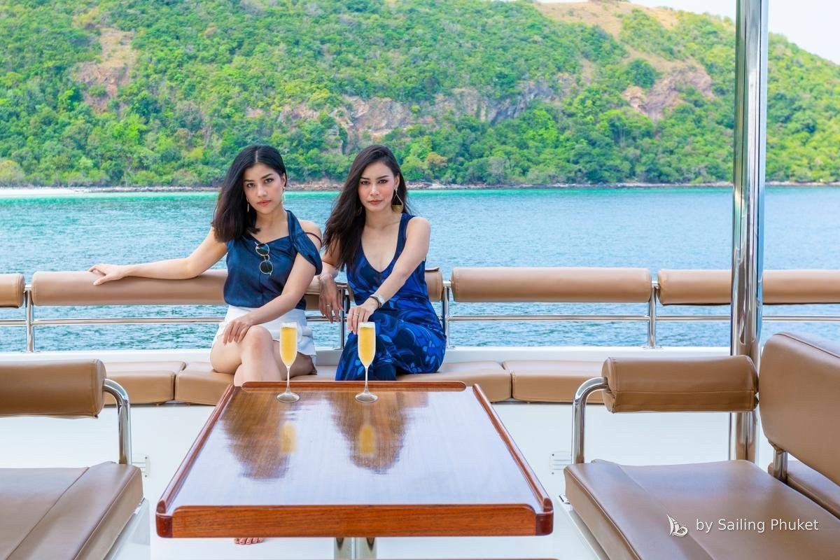 Power Catamaran 46ft on a private charter around Phuket's islands