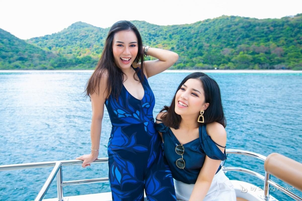 Power Catamaran 46ft on a private charter around Phuket's islands