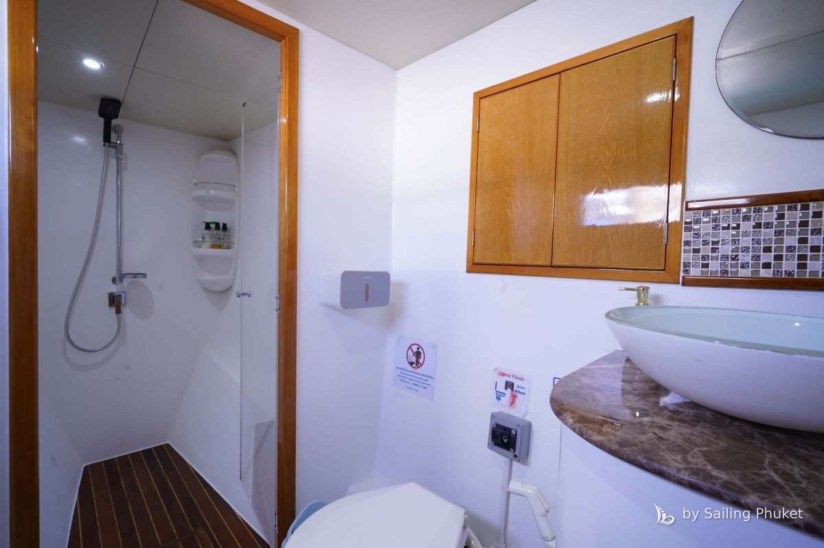 Power Catamaran 52ft on a private charter around Phuket's islands