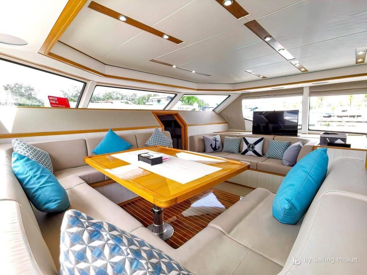 Power Catamaran 53ft on a private charter around Phuket's islands