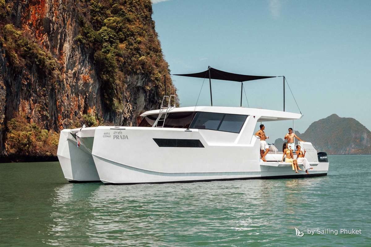 PRADA on a private charter around Phuket's islands