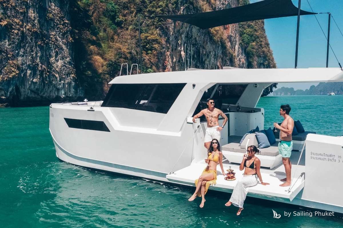 PRADA on a private charter around Phuket's islands