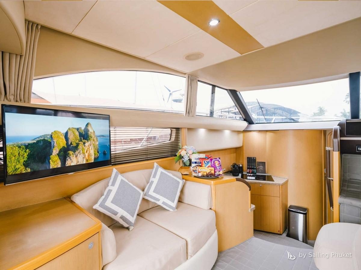 Princess 42ft on a private charter around Phuket's islands