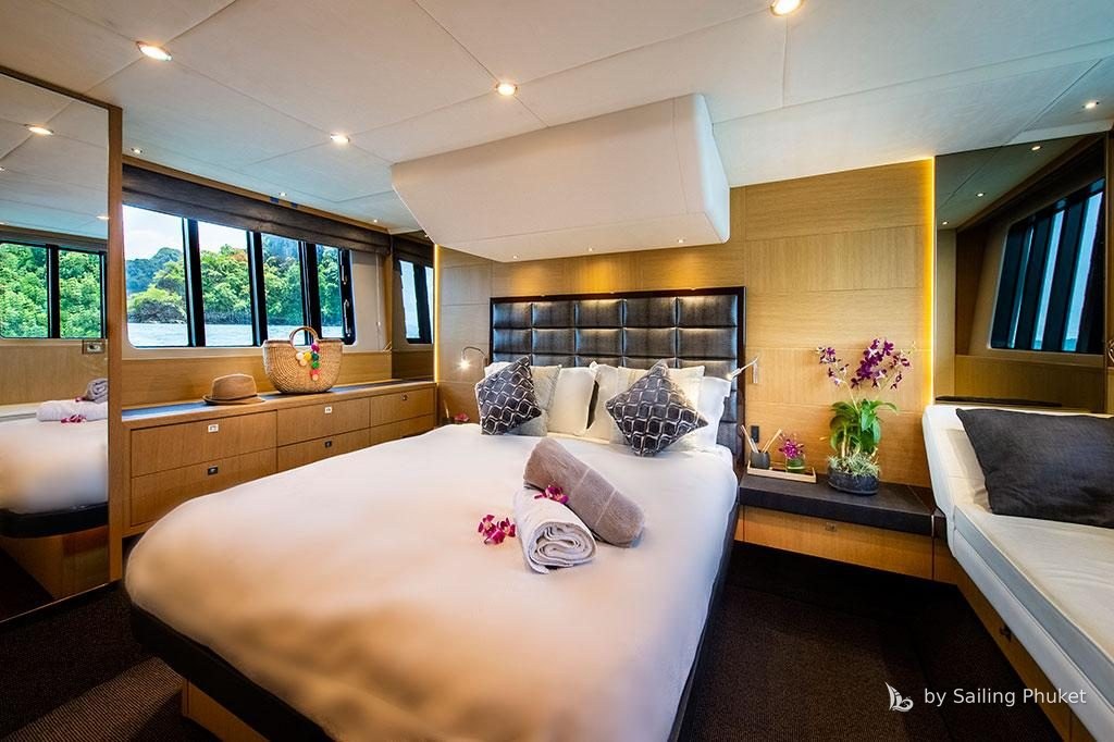 Princess 60ft on a private charter around Phuket's islands