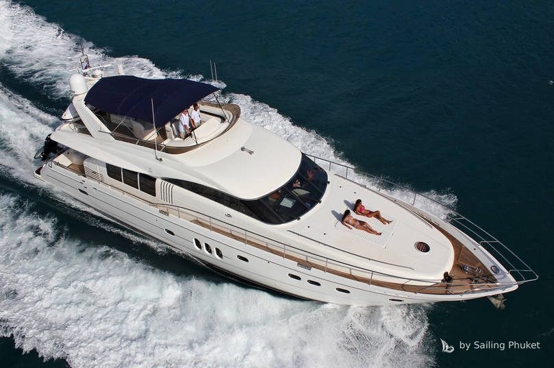 Princess 75ft - private motor yacht charter in Phuket