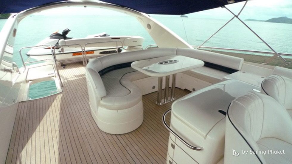 Princess 75ft on a private charter around Phuket's islands