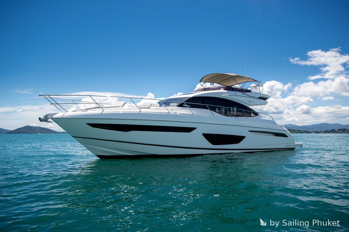 Princess S65 KATI on a private charter around Phuket's islands