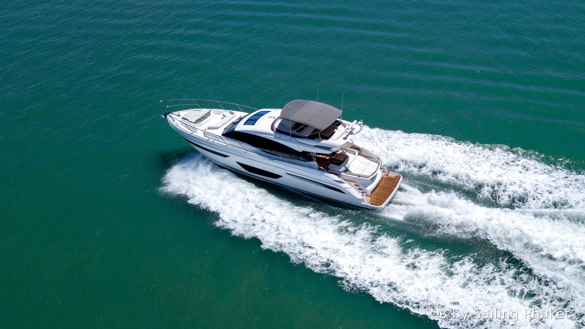 Princess S65 KATI on a private charter around Phuket's islands