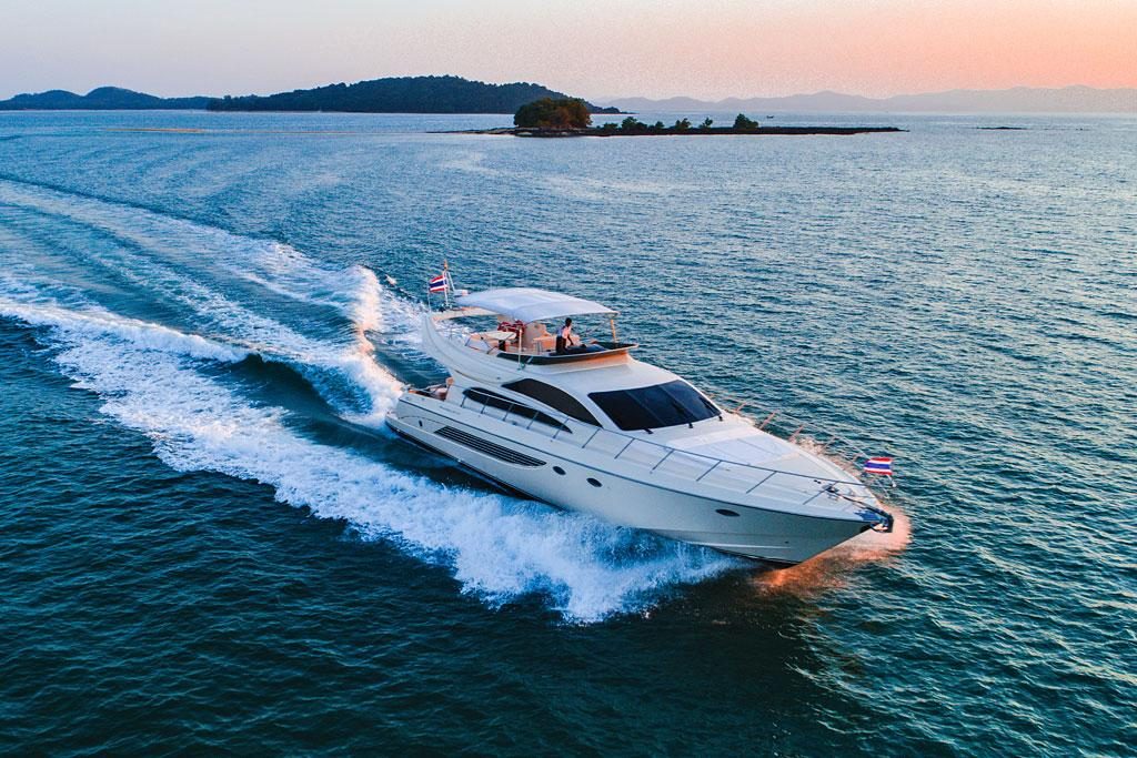 70ft Riva - private motor yacht charter in Phuket