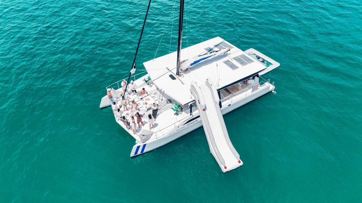 55ft Satisfaction - private sailing catamaran charter in Phuket
