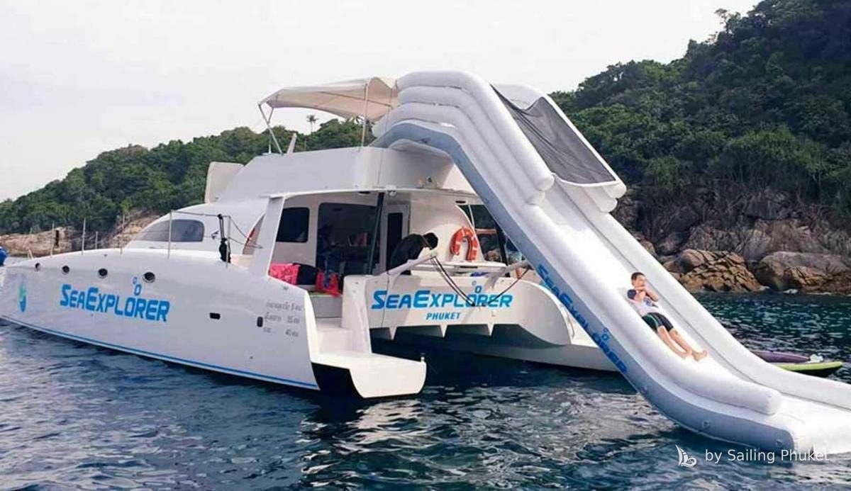 Sea Explorer 47ft on a private charter around Phuket's islands