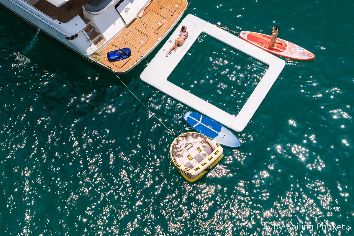 Technema 89ft on a private charter around Phuket's islands